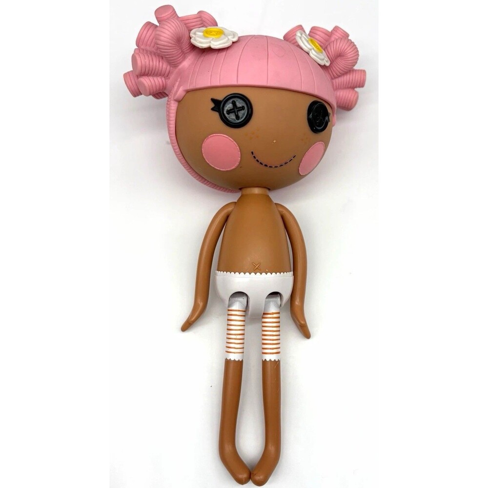 MGA Entertainment Lalaloopsy Play Doll Pink Curly Hair Black Eyes Dark Skin